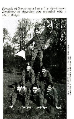 Scout Pyramid signalling Tower.      Click for Larger Image