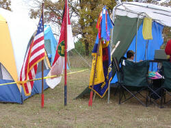 Back at the Campsite. Well represented!